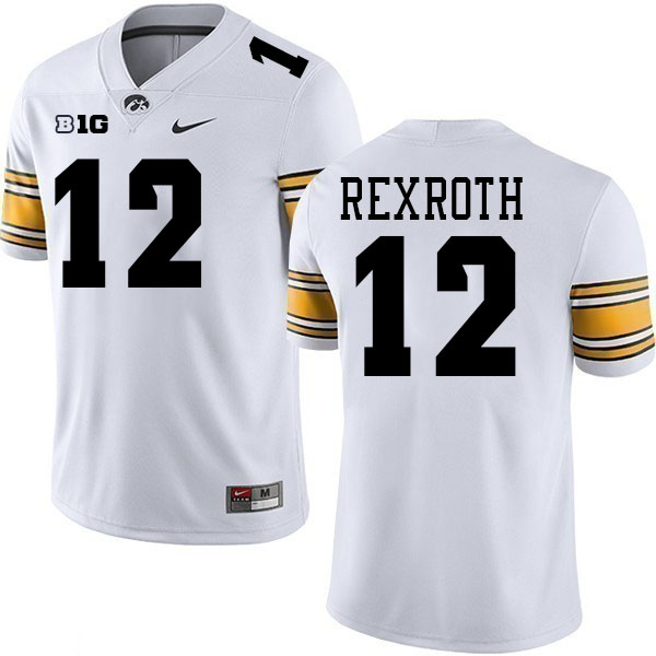 Jaxon Rexroth Iowa Jersey,University Of Iowa Hawkeyes Fotoball Uniforms,Jersey,Gears-White